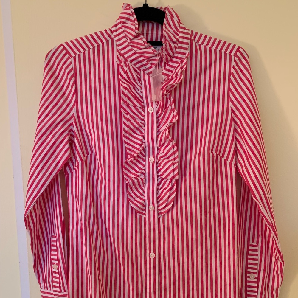 Vineyard Vines Candy Stripped Blouse